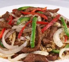 Black Pepper Beef Strips