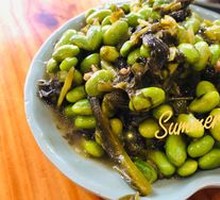 Minced Pork with Edamame