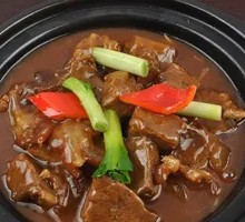 Beef Shank Stew in Small Pot
