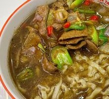Stir-fried Pig Liver Noodle Soup