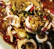 Snow Cabbage Stir-fried Squid