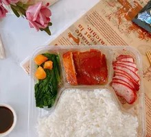 Soy Sauce Chicken and Barbecue Pork Rice