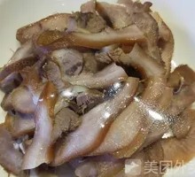 Stir-fried Braised Pork Head Meat