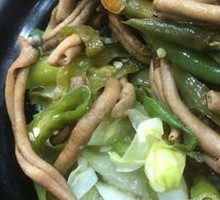Bell Pepper Duck Intestines