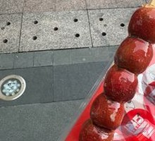 Large Strawberry Candy Apples