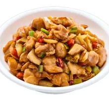 Fragrant Mushroom Pan-Fried Chicken