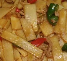 Bamboo Shoots Stir-Fried with Pork