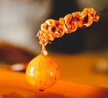 Grilled Chicken Offal Skewers