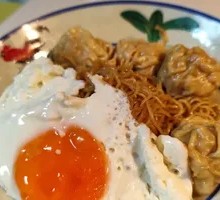 Dry-Drained Wonton Noodles