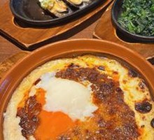 Warm Egg Meat Sauce Risotto