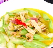 Clear Soup with Loofah