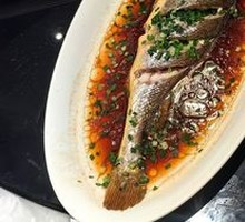 Steamed Yellow Croaker with Scallion Oil