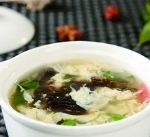 Mushroom Egg Soup