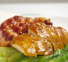 Char Siu and Roast Chicken Platter