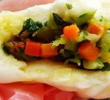 Bok Choy and Mushroom Dumplings