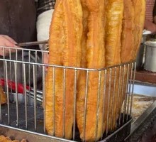 Two Fried Dough Sticks with Sweet Soy Milk
