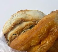 Large Pancake and Fried Dough Sticks