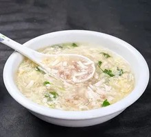 Sliced Pork and Tofu Soup