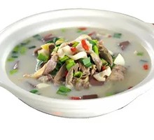 Noodles with Lamb Offal Soup