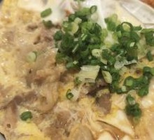 Golden Chicken Cutlet with Beef Rice Bowl