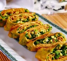 Green Pepper Egg Pancake