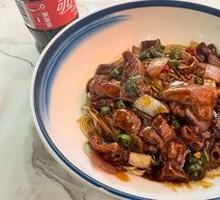 Sauce Stir-Fried Double Mix Noodles