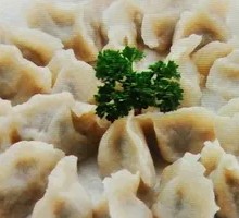 Chinese cabbage and pork dumplings