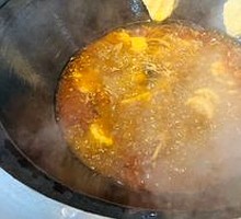 Stewed Old Goose in Iron Pot