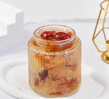 Tender Peach Gelatin and Tremella Drink