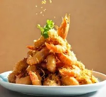 Prawn Stir-fry in Batter