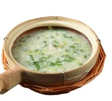 Vegetable and Pork Rice Porridge
