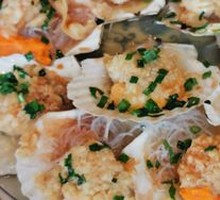 Golden-Silver Garlic Scallop King