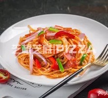Tomato Bacon Spaghetti