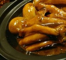 Braised Goose Feet in Abalone Sauce