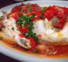 Steamed Fish Head with Chopped Chili