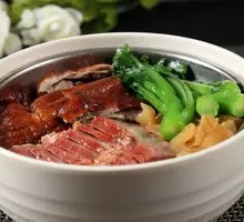 Goose Meat with Fat Rice
