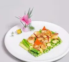 XO Sauce Stir-fried Asparagus with Abalone