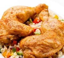 Chicken Leg Fried Rice