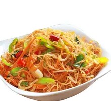 Sausage Fried Rice Noodles