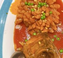 Home-style Pine Nut Mandarin Fish