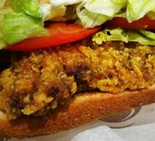 Spicy Chicken Leg Burger