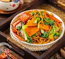 Ham and Egg Fried Noodles