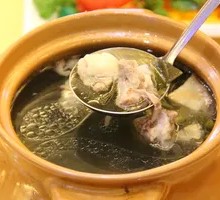 Shiitake and Pork Rib Rice Soup