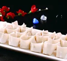 Water Chestnut Shrimp Pork Dumpling Soup