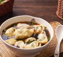 Cold Wontons with Mushroom and Fresh Pork