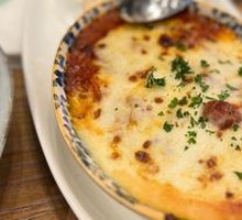 Signature Sicilian Meat Sauce Cheese Rice Bake
