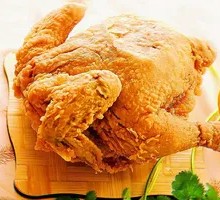 Crispy Fried Whole Chicken