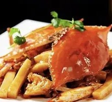 Squid Crab with Rice Cake