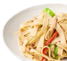 Stir-Fried Pork and Tofu Skin