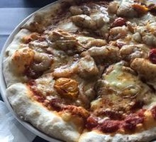 Mediterranean Seafood Pizza